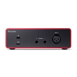 Focusrite Scarlett Solo Gen 4 / USB-C Ses Kartı | Sesçi Baba
