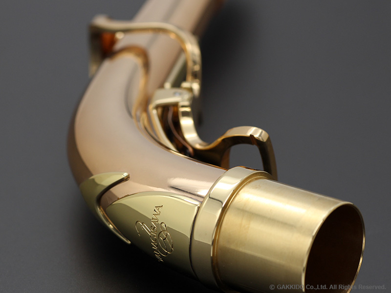 Yanagisawa アルトサックス用ネック AKz2 ブロンズブラス製 クリア