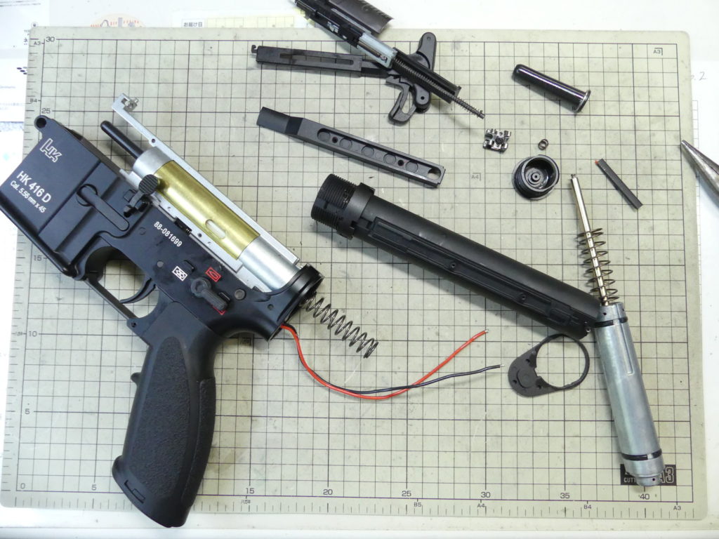 □SAATカスタムブログ□マルイ次世代HK416D リコイルオミットと