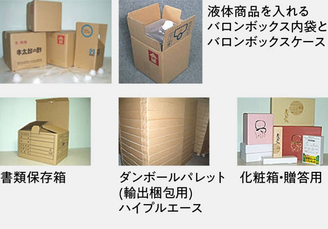 取扱商品 | 京都のオリジナル段ボール（ダンボール）製作会社 サイパックス