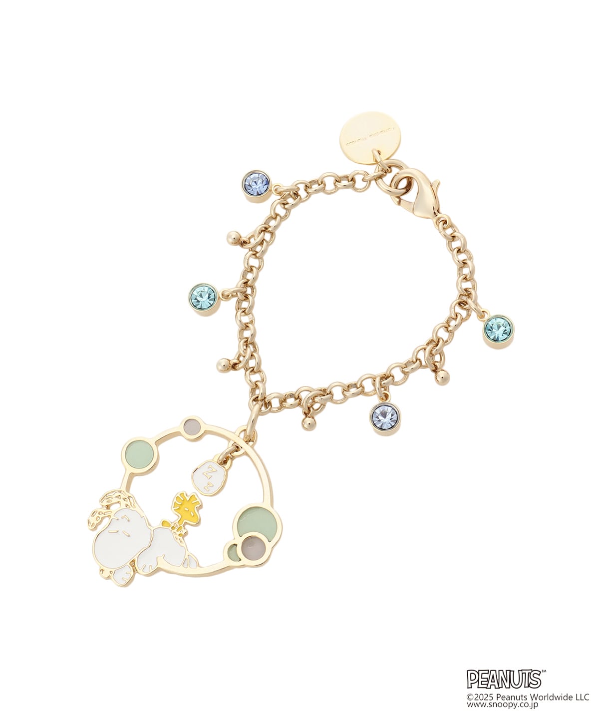 スヌーピー」コレクション バッグチャーム（昼寝）(FREE ゴールド