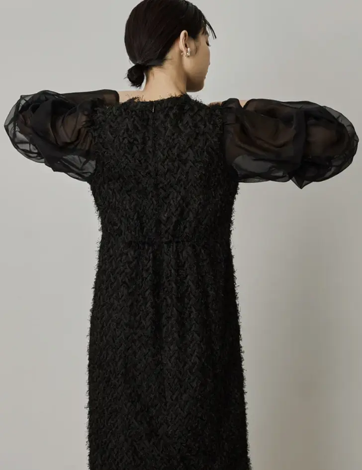 Sサイズ】デザインスリーブシャギードレス niana（ニアナ）のレンタル