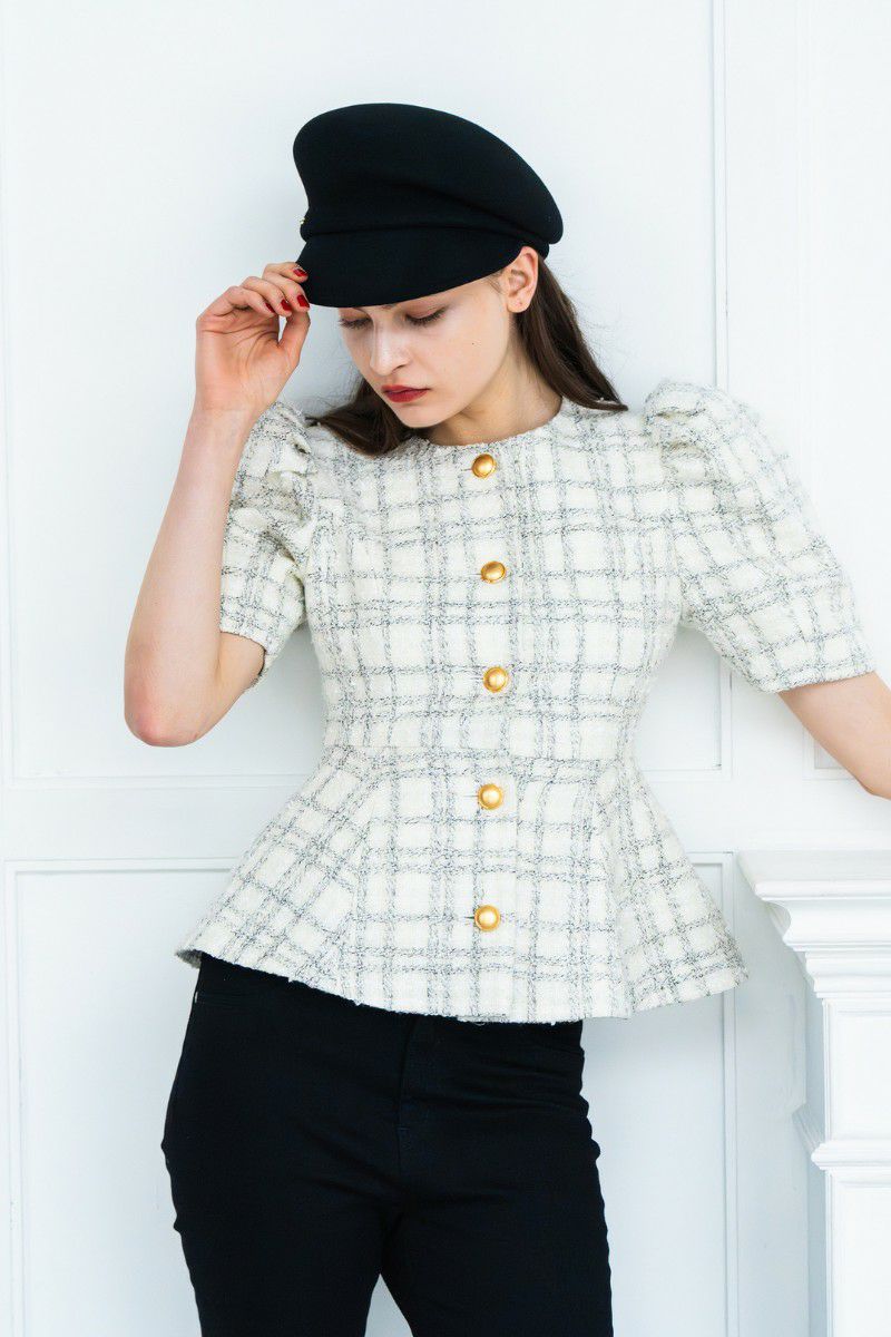 クルーブツイードトップス – shéller / シェリエ