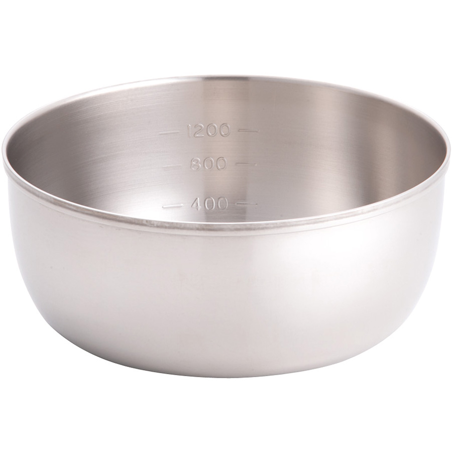 遠藤商事 SA 18-10 ステンレス 三層鋼 矢床鍋 目盛付 18cm - 調理器具