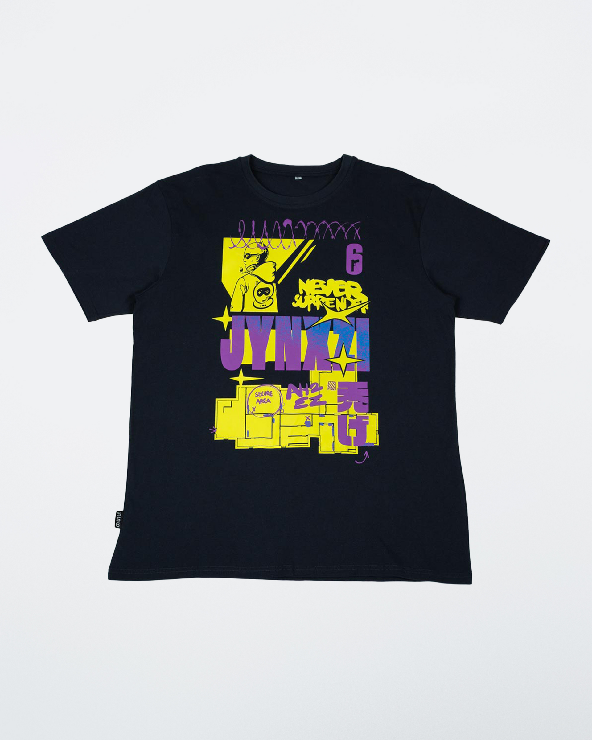 JynxzixSSGxR6 Ah 2 Ez Tshirt Navy – Spacestation Gaming