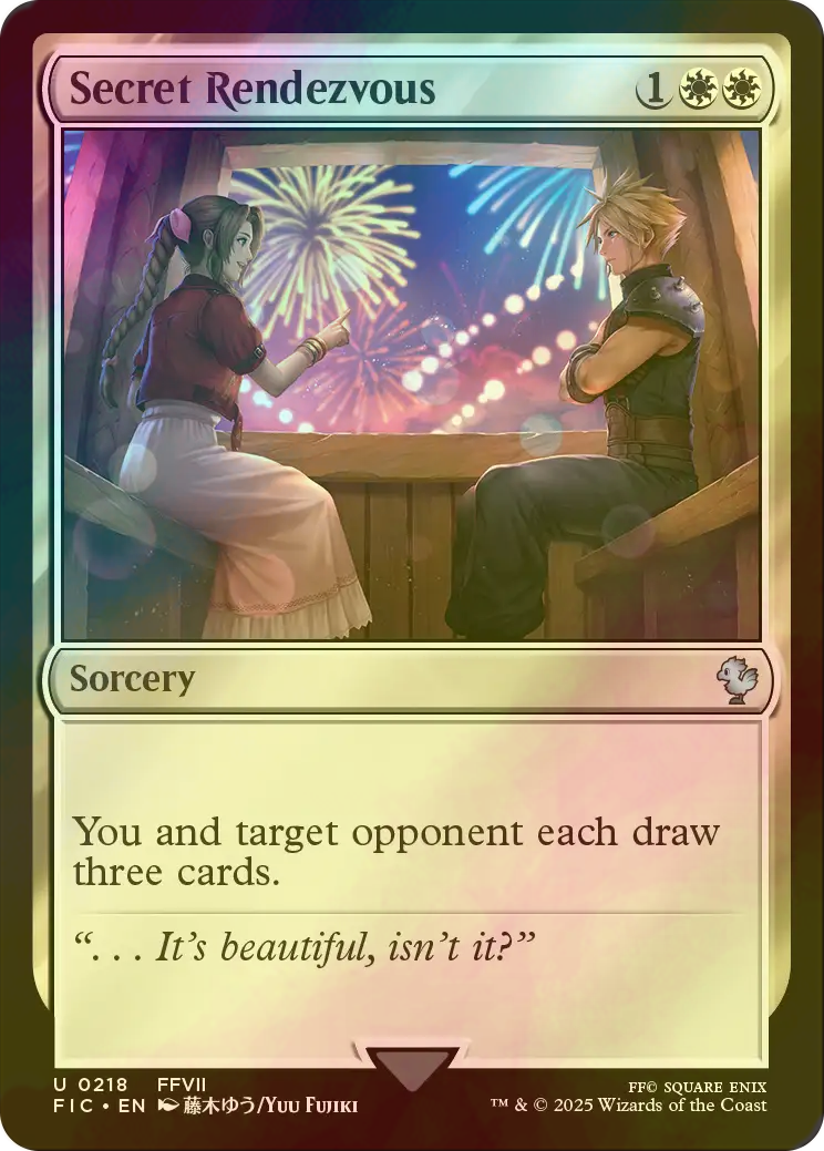 MTG 秘密のランデブー サージfoil ティファ クラウド MTG 秘密の