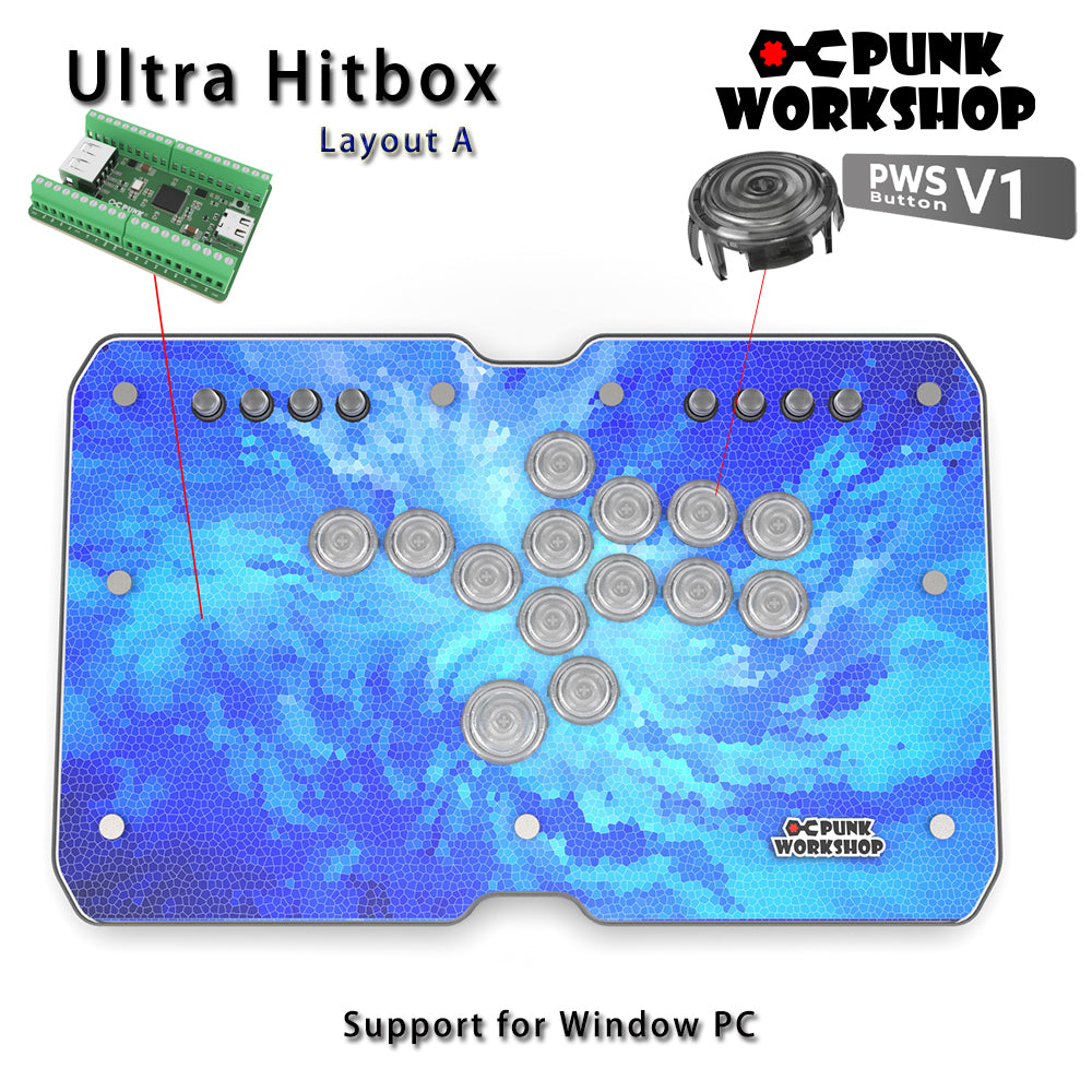 Punk Workshop ULTRA BOX Leverless Controller HitBox SOCD Supported