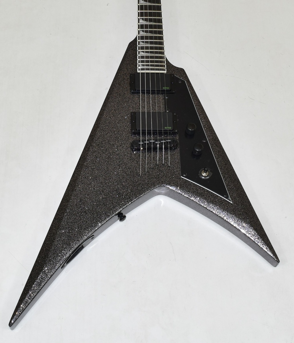 ESP LTD KH-V Kirk Hammett Signature Guitar Black Sparkle 0576 | eBay