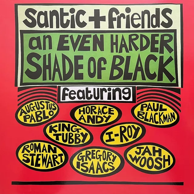SANTIC + FRIENDS / AN EVEN HARDER SHADE OF BLACK [LP - LP PS001