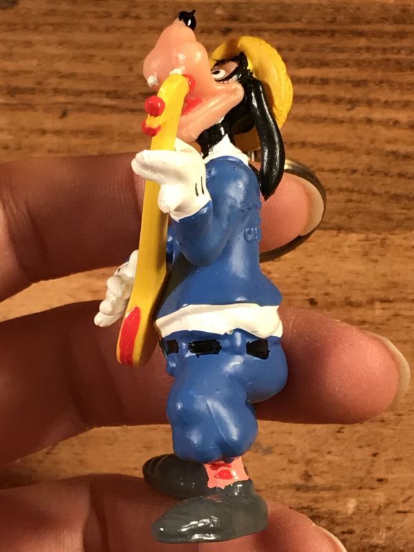 Disney Goofy “Banjo” PVC Figure Keychain グーフィー ビンテージ