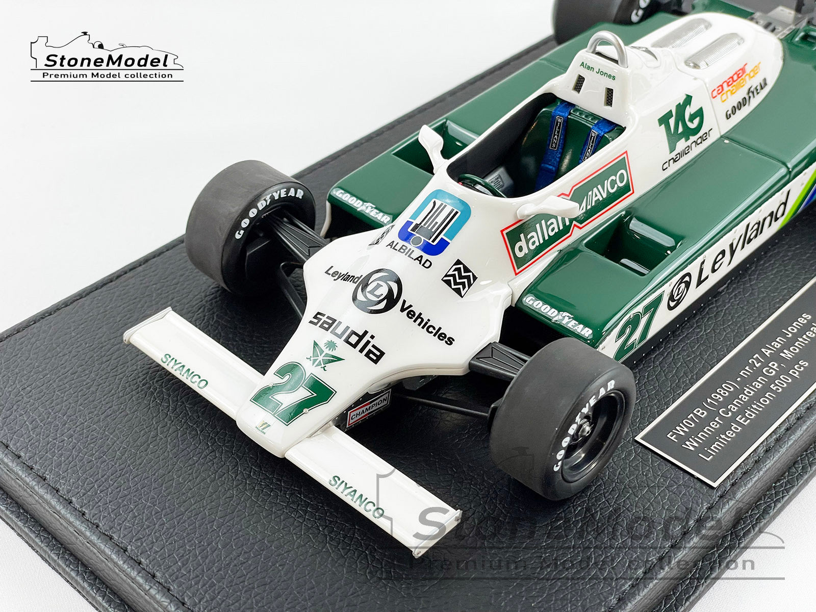 Williams F1 FW07B 27 Alan Jones Canadian GP 1980 World Champion 1