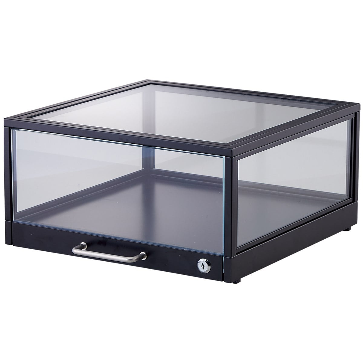 卓上ショーケース 黒艶消し〔ストエキオリジナル〕 幅40cm