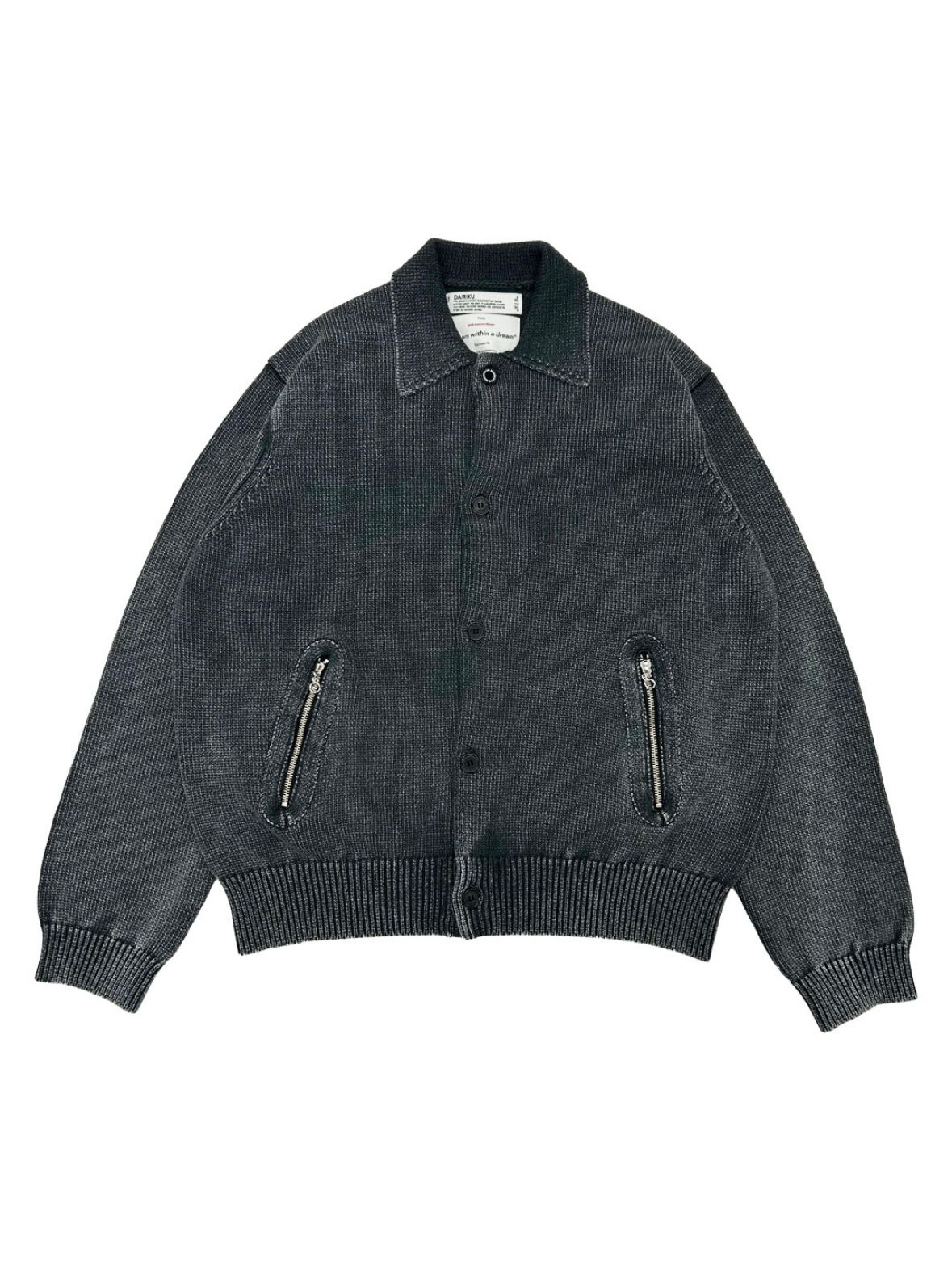 DAIRIKU - 【25AW】ヴィンテージ ダイ ニット ジャケット / VINTAGE