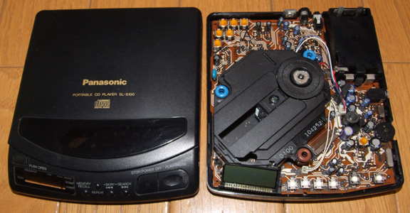 スタフ屋 ポータブルCDプレーヤー(松下SL-S100)