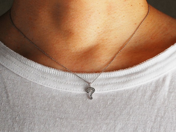 NATURAL QUESTION NECKLACE/SV/GARDEL（ガーデル） - DEFI - シルバー