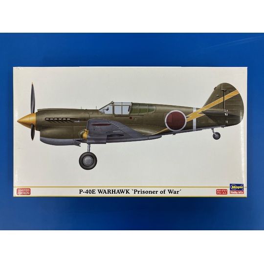 限定品】ハセガワ（SP304）1/48 P-40E ウォーホーク `日本軍鹵獲機