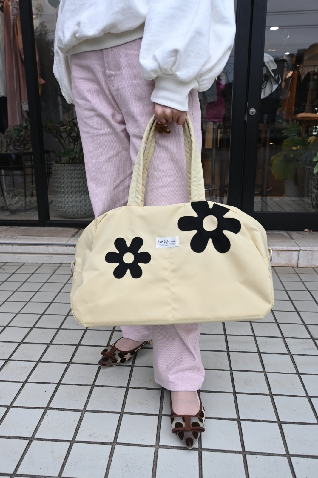 POTECHINO ボストンバッグ - 尾道ポテチーノ