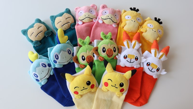 毎日履きたくなる！ マスコットの存在感が目を引く、マスコット付き