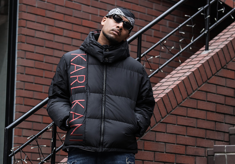 KARL KANI BLACK RED DOWN JACKET – PEET ONLINE STORE