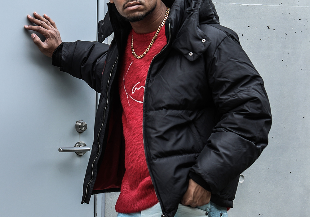 KARL KANI BLACK RED DOWN JACKET – PEET ONLINE STORE