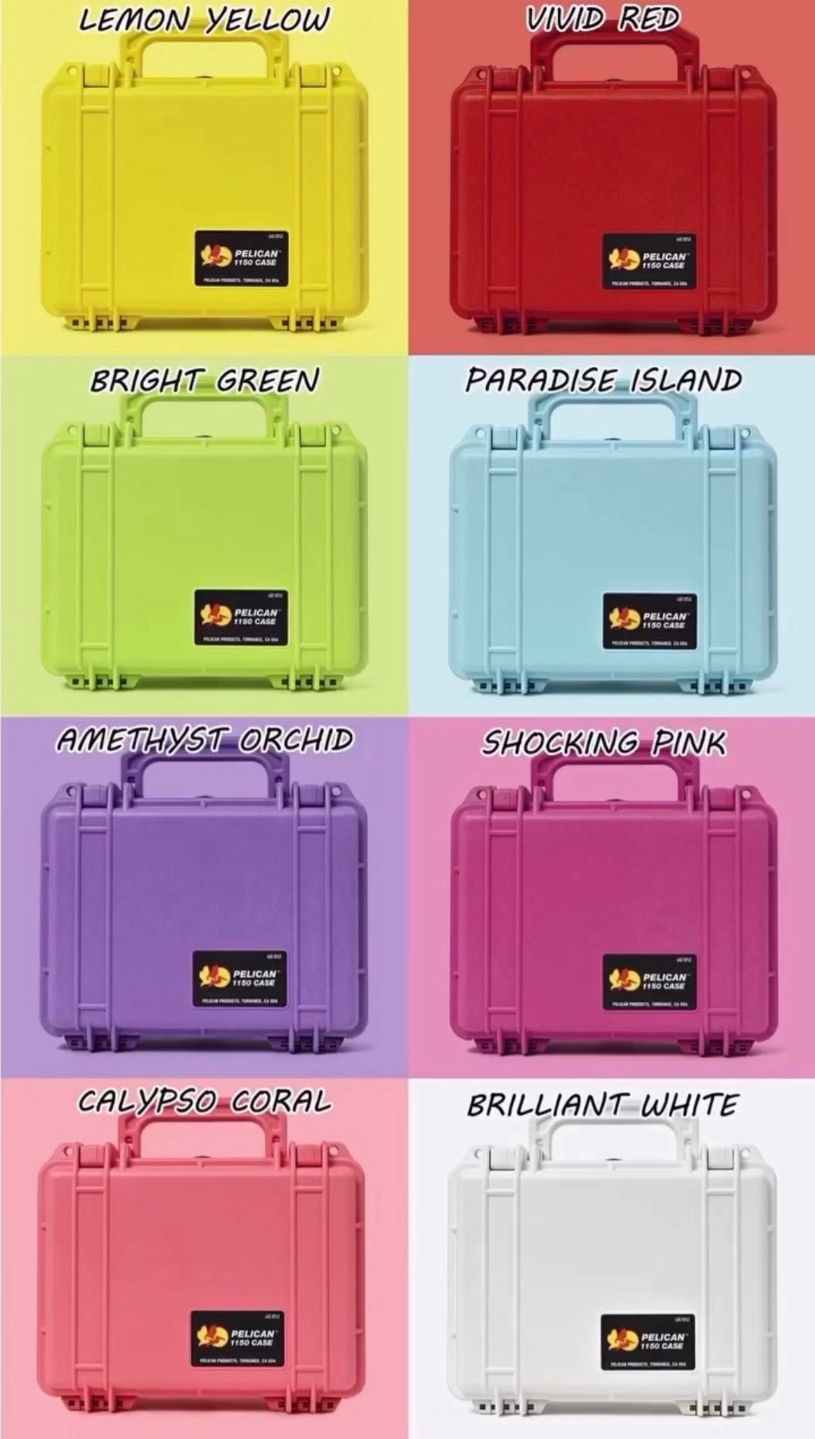 限定カラー(1120 / 1150)発売のお知らせ｜Pelican Products 株式会社