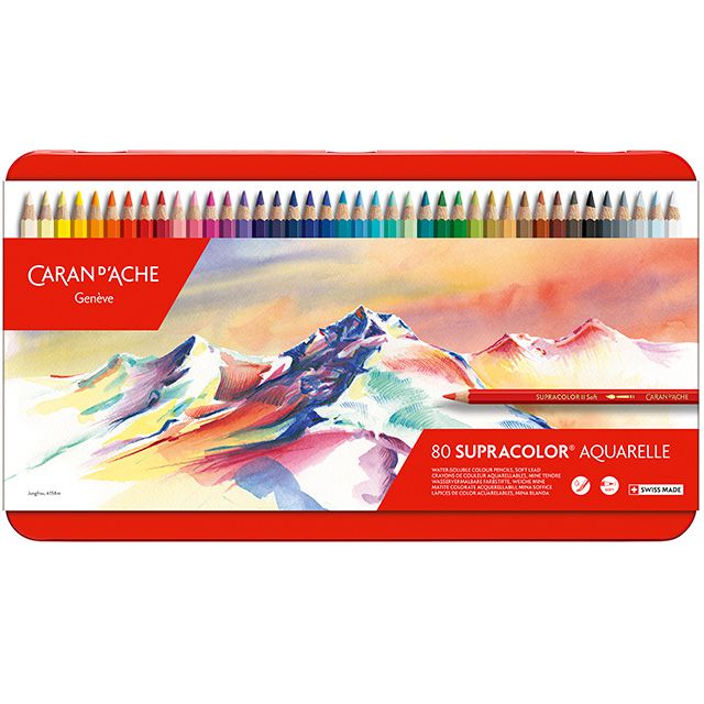 CARAN D'ACHE カランダッシュ 色鉛筆 スプラカラーソフト水溶性色鉛筆