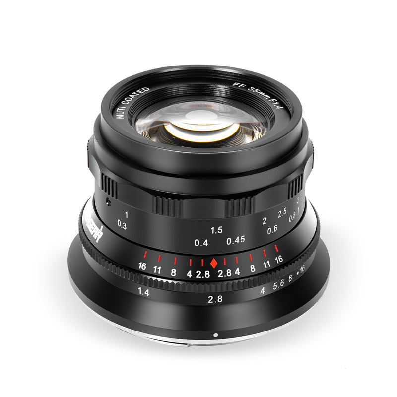 PERGEAR 35mm F1.4 Full-Frame Large Aperture Manual Focus Fixed