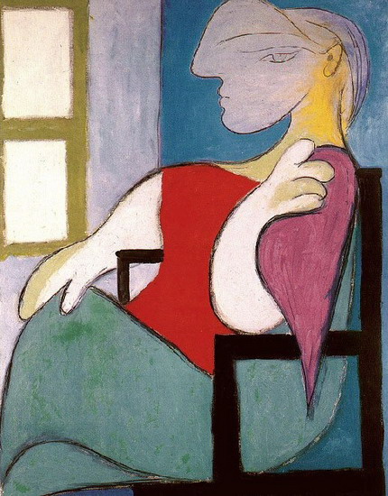 Pablo Picasso — Woman Sitting Near a Window (Femme Assise Pres d