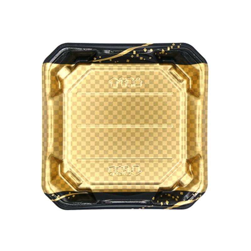 刺身容器 美彩24-24 本体 箔市松金 エフピコ | テイクアウト容器の通販