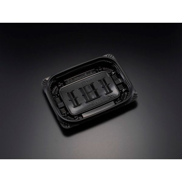 軽食容器 バイオデリカ キープ260B K-黒 リスパック | テイクアウト