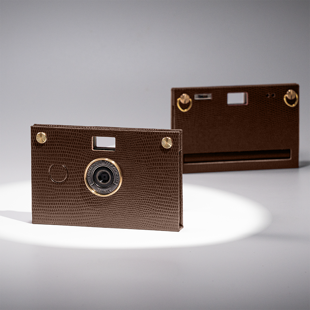 Paper Shoot Camera – Leather Texture 20MP Film-Style Digital