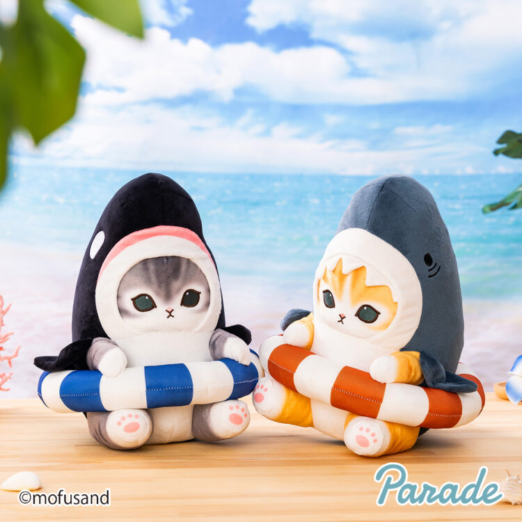 mofusand サメにゃん&シャチにゃんBIGぬいぐるみ ～浮き輪でエンジョイ