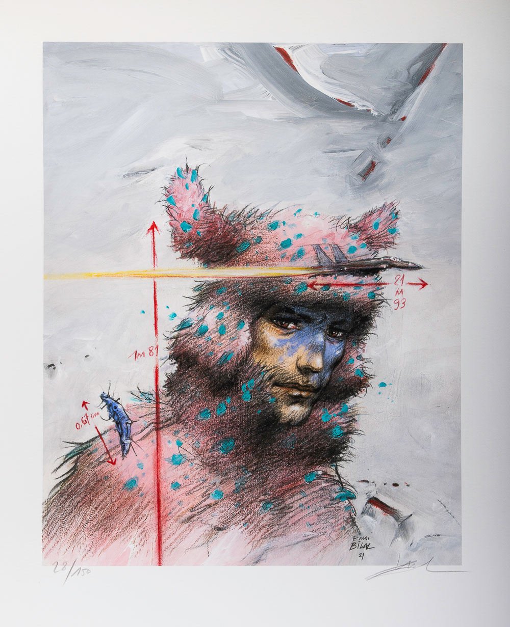 Pigment print by Enki Bilal: BUG volume 3