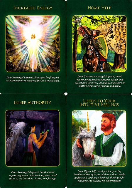 大天使ラファエル・オラクルカード』（専用日本語解説書付き） 商品