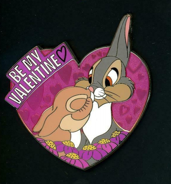 View Pin: WDI - Valentine's Day 2021 - Thumper and Miss Bunny