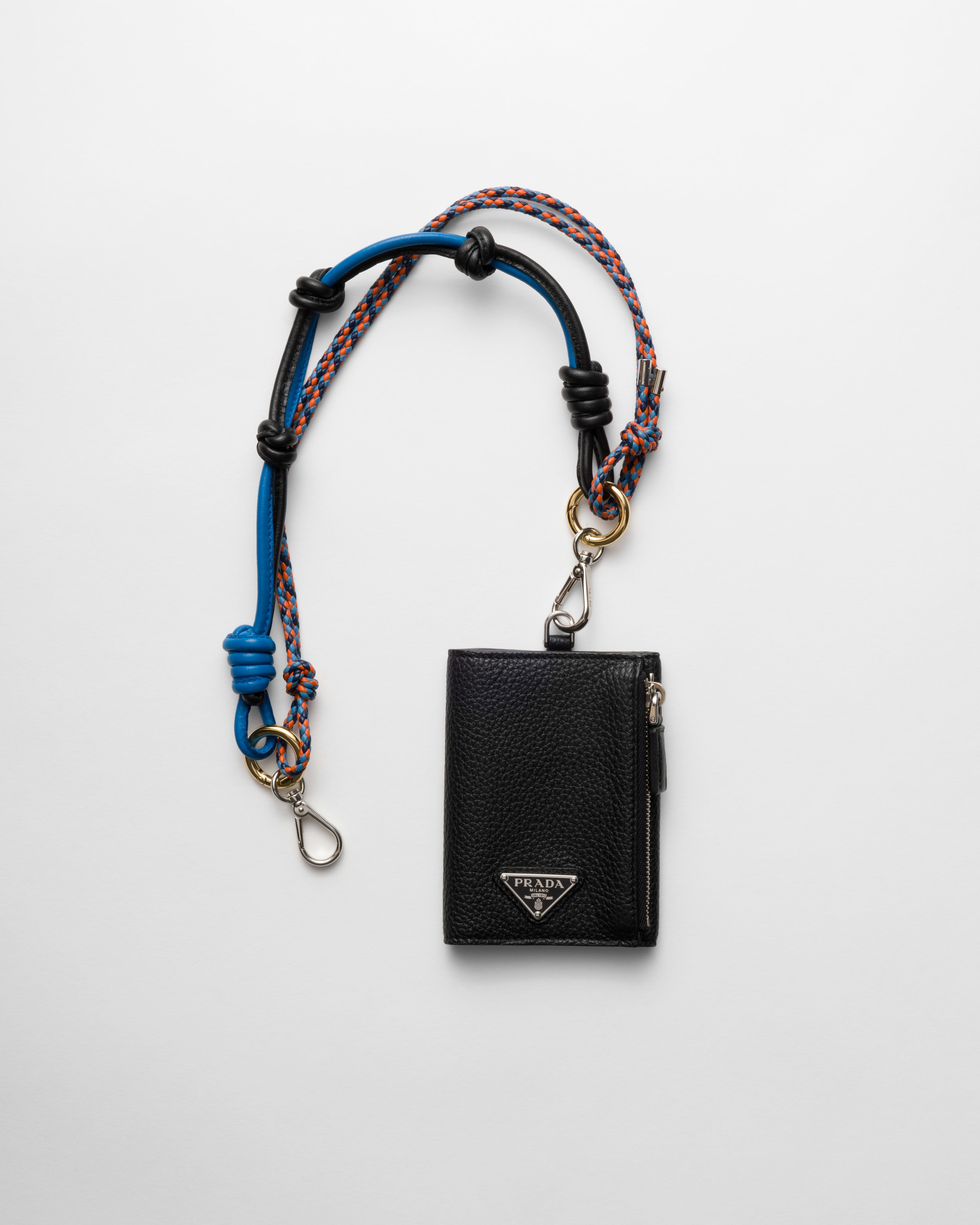 ブラック ヴィッテロダイノレザー カードケース | PRADA