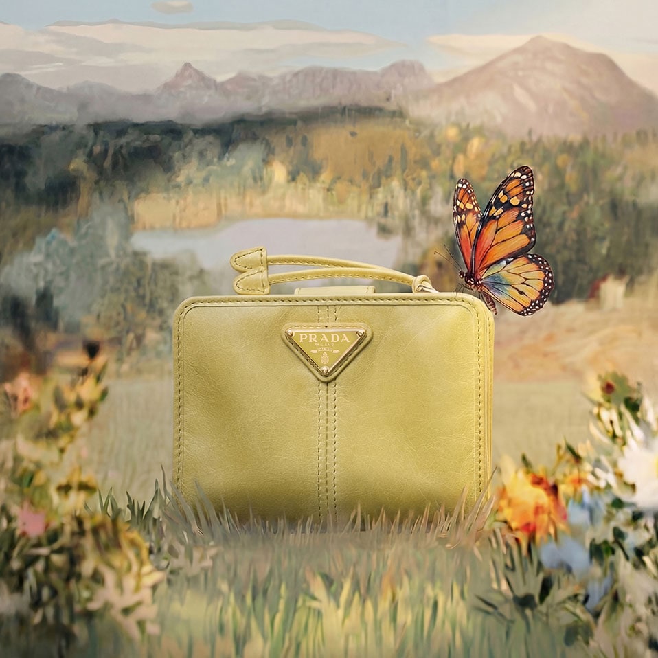 ボトルグリーン Re-nylon ネクタイ | PRADA