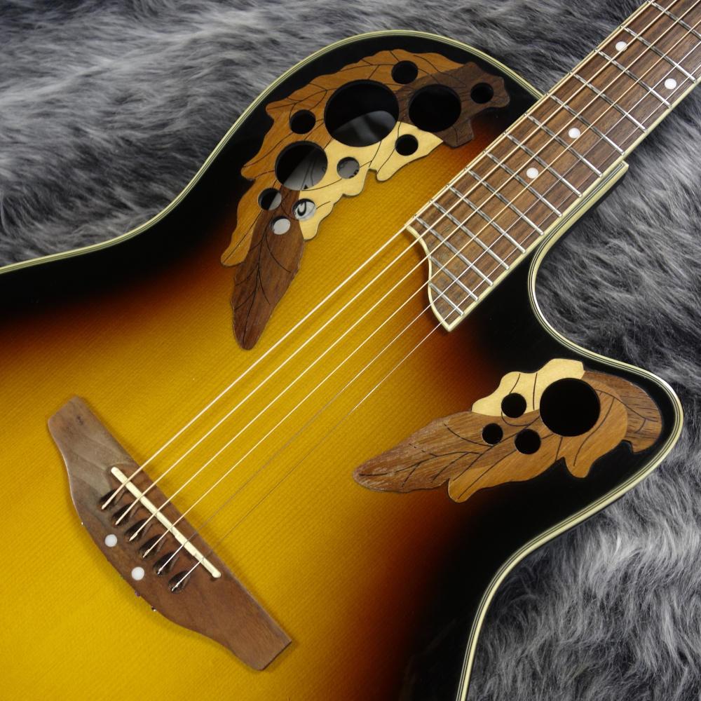 ギター applause by ovation AE248-RRB Ovation Applause AE248 Yellow Gloss Finish Acoustic Electric