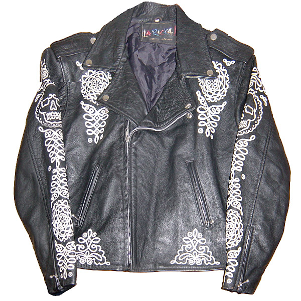 JOHNSONS・LA ROCKA! VINTAGE Skull Painted Riders Jacket 'Los