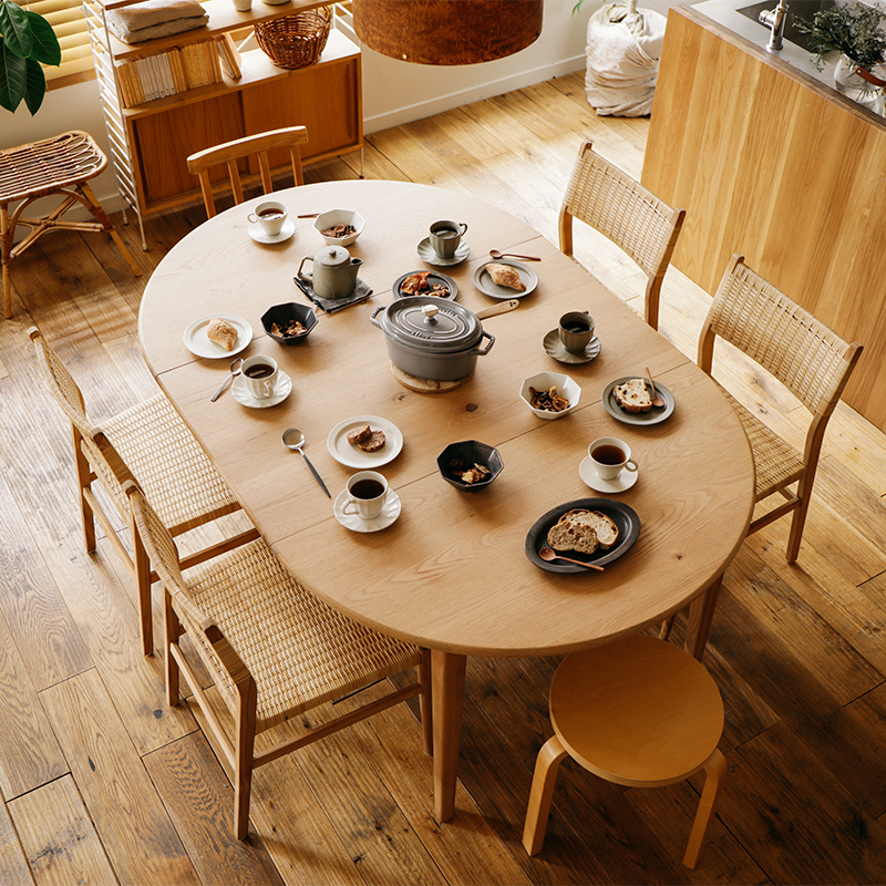 伸長式ダイニングテーブル folk／NA ｜家具・インテリア通販 Re:CENO