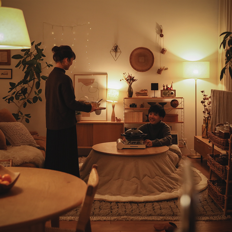 薄掛けこたつ布団 LIM 円形タイプ ｜家具・インテリア通販 Re:CENO(リセノ)