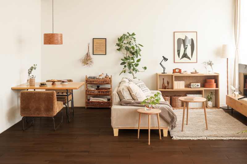 アート527 「宇宙空間HX2(ダークブラウン」 インテリアコーディネート