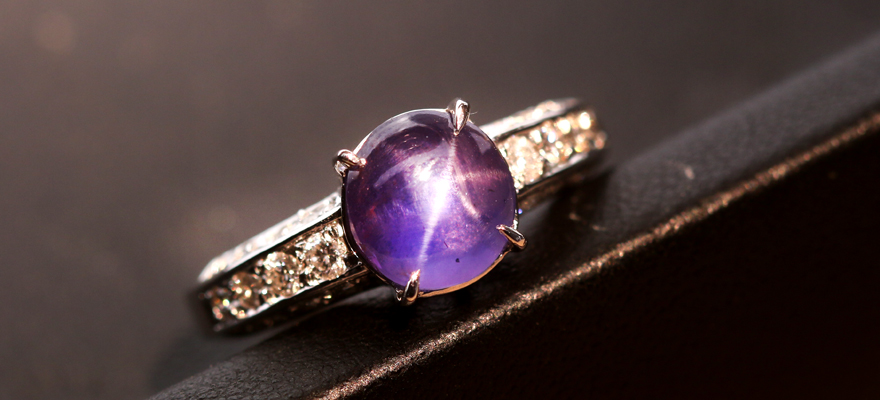 スターサファイア 2.97ct ダイヤモンド プラチナ リング（指輪）【品質