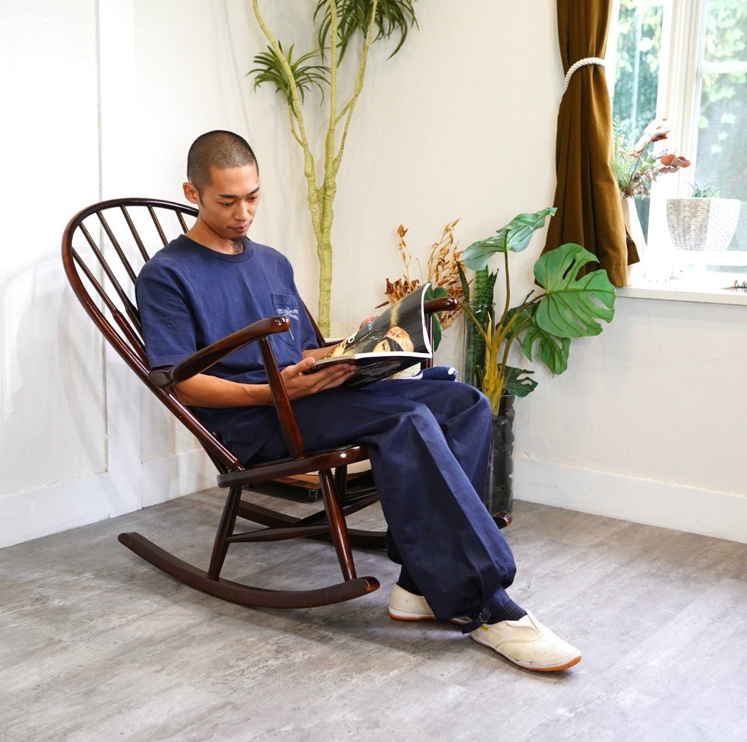 秋田木工 ロッキングチェア ピーコック ヴィンテージ 中古 安楽椅子