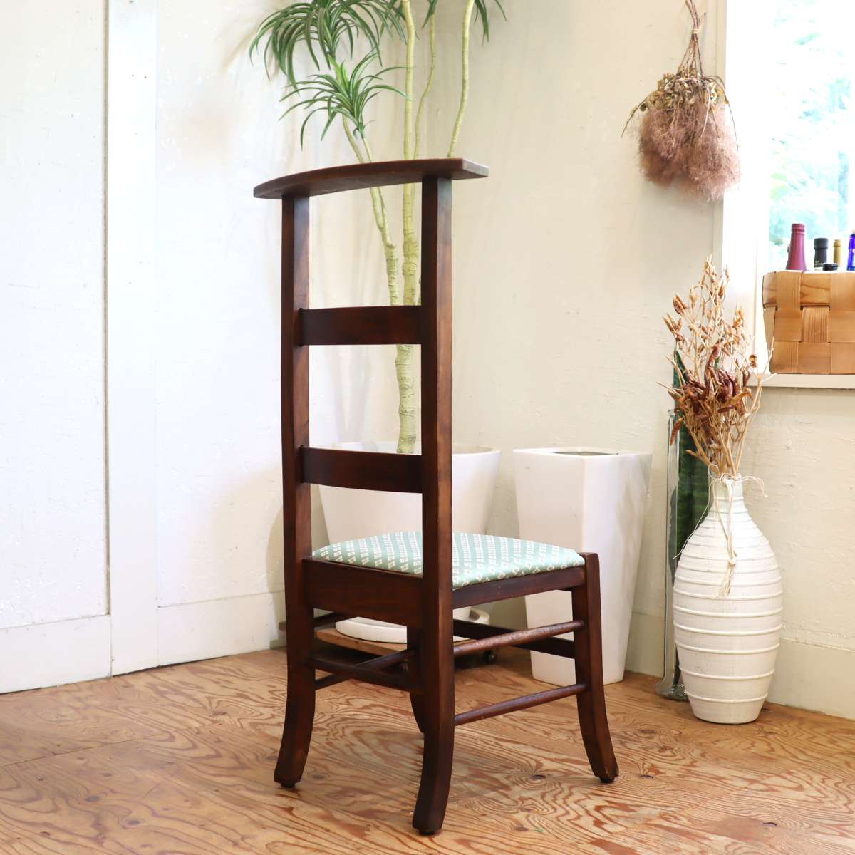 チャーチチェア ハイバック チャペル 教会 木製 椅子 英国アンティーク