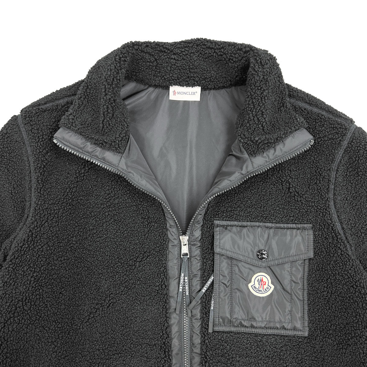 MONCLER]FELPA APERTA COIN ZIP/BLACK(8G000-43-89B59) – R&Co.