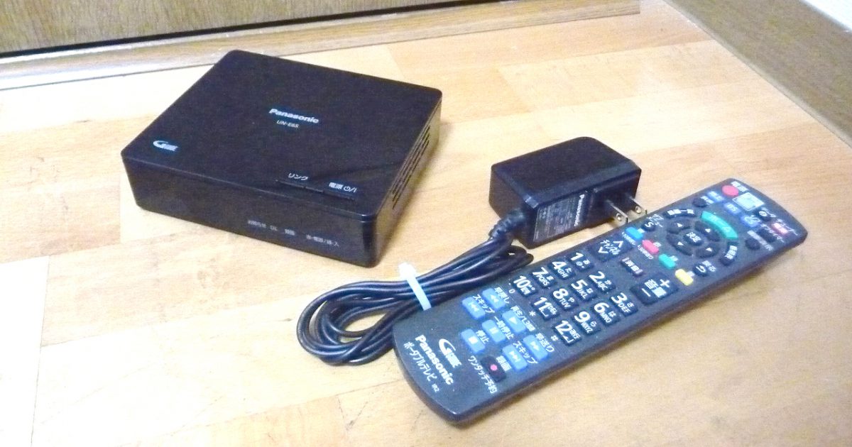 チューナー Panasonic UN-E6S パナソニック B-CAS リモコン 付属