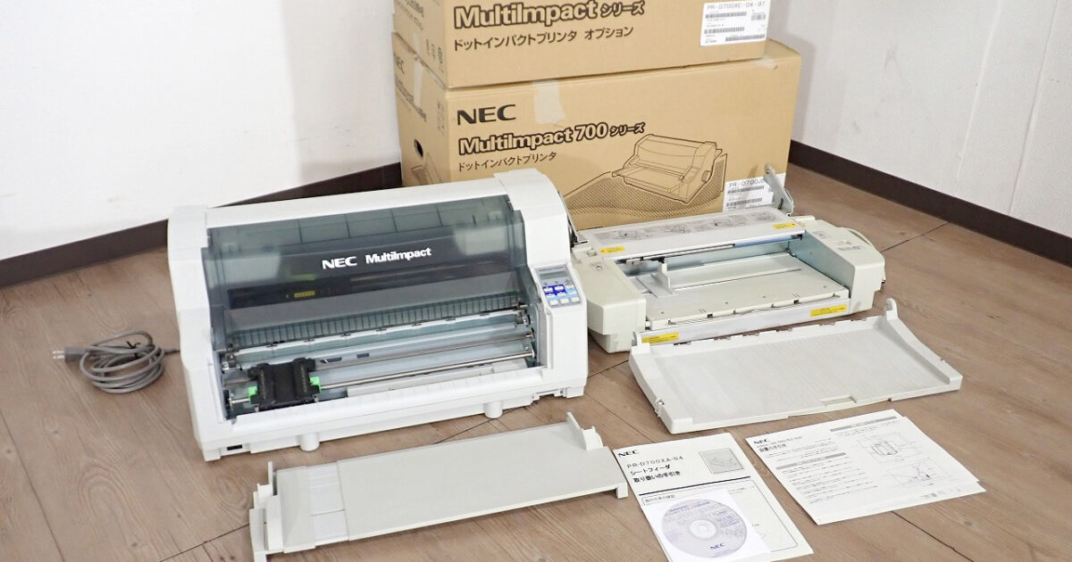 ドットプリンタ NEC PR-D700JEN PR-D700XE-04 日本電気 シートフィーダ
