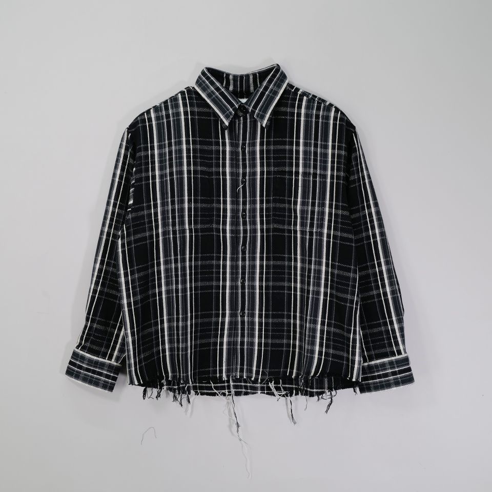 MIYAGIHIDETAKA - 【Rafu】 Reversible Shirt Black | River