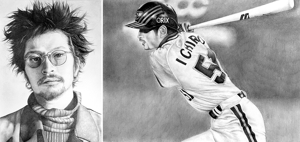 両丹日日新聞：鉛筆1本で描く命の鼓動 独学で磨いた技術で魅了 福知山